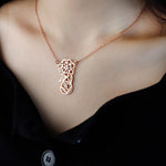 Load image into Gallery viewer, Mother&#39;s Day Gift! Custom Family Flower Charm Necklace

