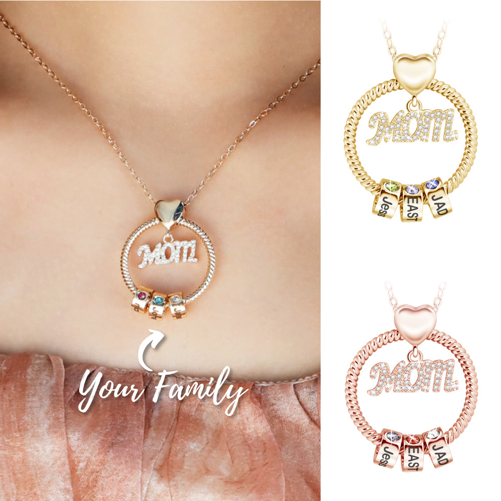 Creative DAD Round Celtic Necklace, Father's Day Gift!