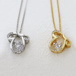 Load image into Gallery viewer, Unique Design, &quot;Beating Heart&quot; Diamond Necklace, Charming!
