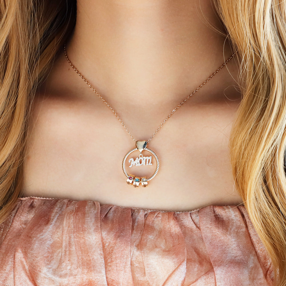 Creative DAD Round Celtic Necklace, Father's Day Gift!