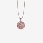 Load image into Gallery viewer, “Believe In Yourself” Inspirational Basketball Necklace
