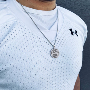 “Believe In Yourself” Inspirational Basketball Necklace