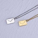 Load image into Gallery viewer, Custom Love Envelope Necklace With Your Precious Photo
