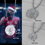 Load image into Gallery viewer, Football Soccer Family Necklace For Father-Son Team
