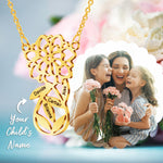 Load image into Gallery viewer, Mother&#39;s Day Gift! Custom Family Flower Charm Necklace
