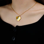 Load image into Gallery viewer, Custom Love Envelope Necklace With Your Precious Photo
