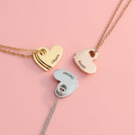 Load image into Gallery viewer, Hot Sale! Sterling Silver Heart Shape Pendants Name Necklace
