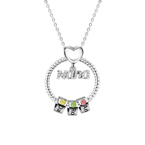 Creative DAD Round Celtic Necklace, Father's Day Gift!