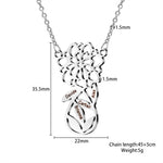 Load image into Gallery viewer, Mother&#39;s Day Gift! Custom Family Flower Charm Necklace
