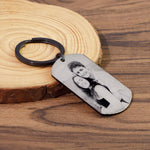 Load image into Gallery viewer, Drive safe handsome photo keychain, Father&#39;s Day Gift
