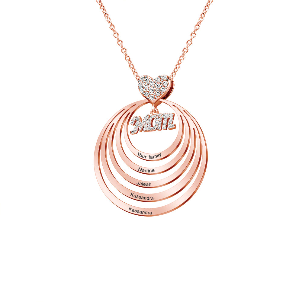 Mother's Day Gift, MOM Infinite Love Name Necklace
