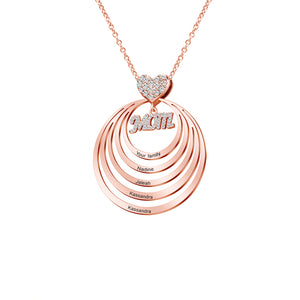 Mother's Day Gift, MOM Infinite Love Name Necklace
