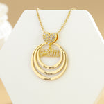 Load image into Gallery viewer, Mother&#39;s Day Gift, MOM Infinite Love Name Necklace
