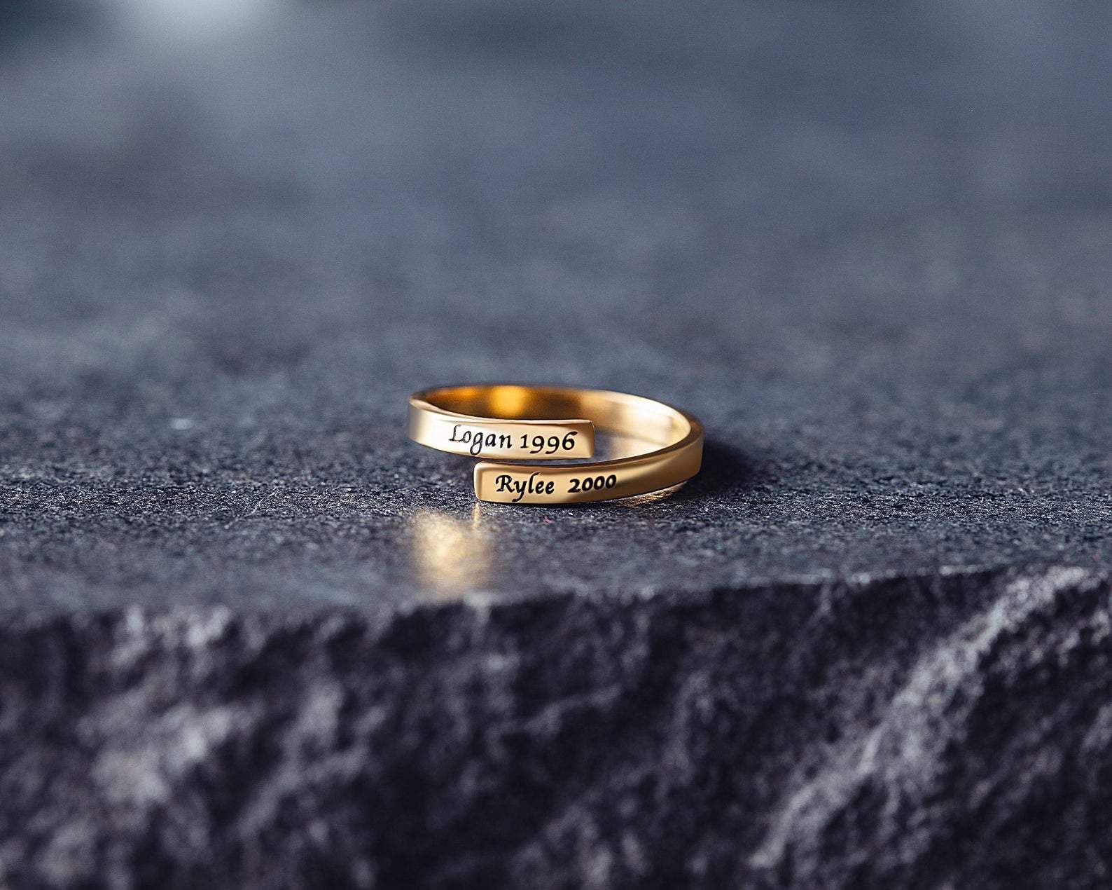 Personalized Couple Name Ring• Two Names Ring• Wedding Gift• Anniversary Gift