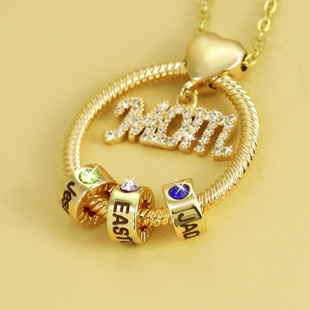 Creative DAD Round Celtic Necklace, Father's Day Gift!