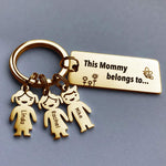 Load image into Gallery viewer, Father&#39;s day gift! Personalized Family Name Keychain
