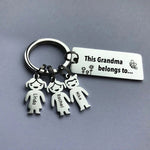 Load image into Gallery viewer, Father&#39;s day gift! Personalized Family Name Keychain

