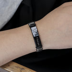 Load image into Gallery viewer, Custom Stainless Steel Photo Strap Bracelet
