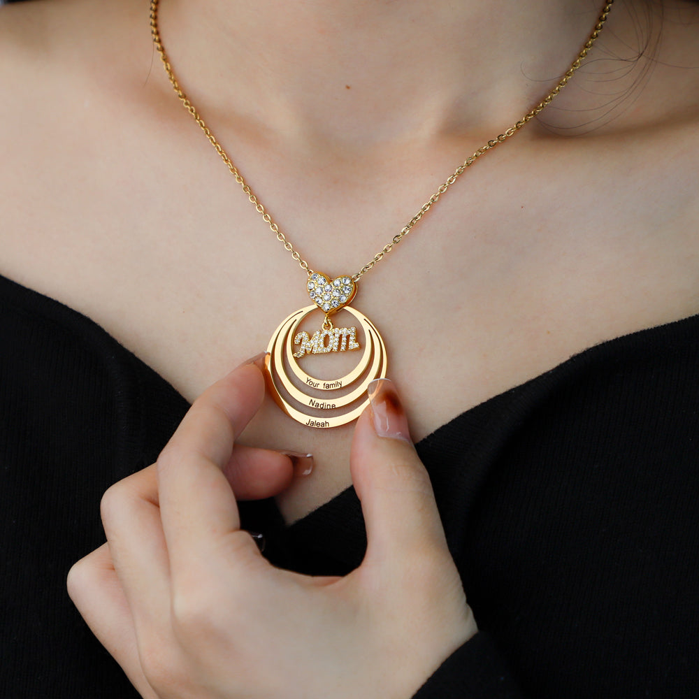 Mother's Day Gift, MOM Infinite Love Name Necklace