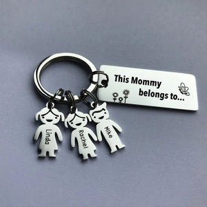 Father's day gift! Personalized Family Name Keychain