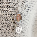 Load image into Gallery viewer, “You are always in my heart” Vintage Photo Brooch
